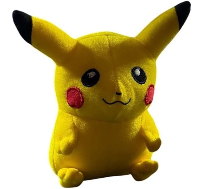 Pokemon Pikachu Plush Toy Stuffed Animal Yellow Cheeks Black Ears Cute