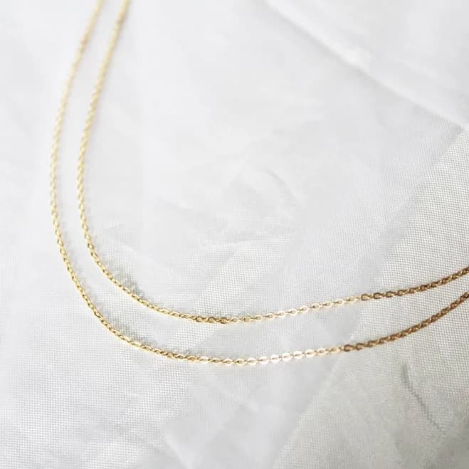 14K Gold Filled Choker Necklace