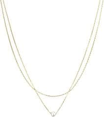 Amazon.com: 18k Yellow Gold Layered Imitated Pearl Drop Necklace For Women, 925 sterling Silver Elegant Tiny Pearl Necklace - Dainty Floating Pearl Necklace, Pearl Station Necklace: Clothing, Shoes & Jewelry