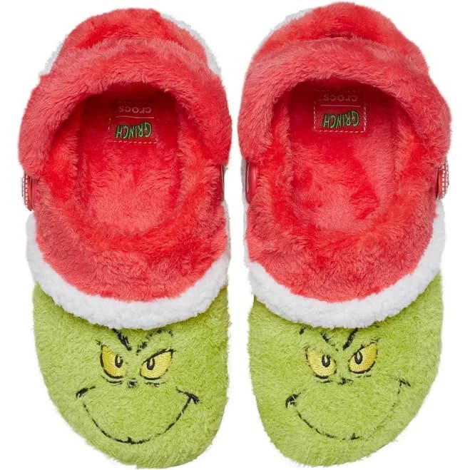 Crocs Boys' The Grinch Classic Lined Clogs