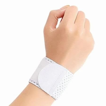 Fitness Wristbands, Wrist Support Wrist Guards, Suitable for Fitness, Wrist Protectors, Breathable Wraps, Straps White Polyester White, Adult Unisex
