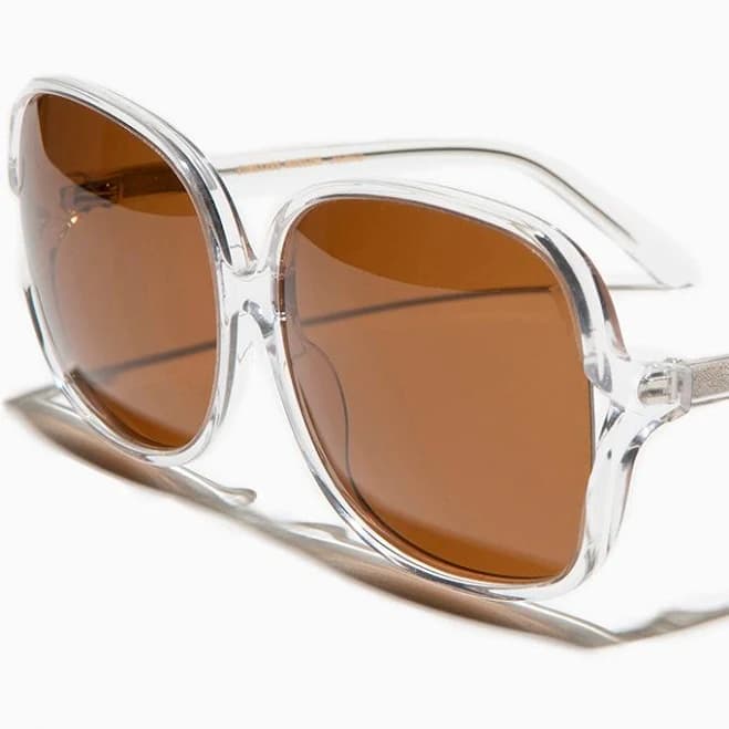 Sunglass Museum Oversized Square Polarized Sunglass