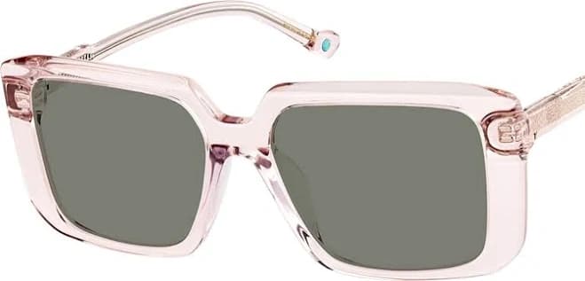 Zenni Women's Rectangle RX Blokz Blue Light Sunglasses