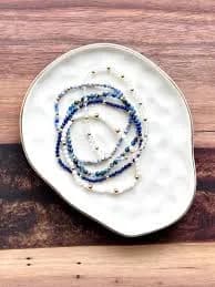 Blue + White Gold Stack (5-stack)