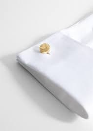 100% copper geometric cufflinks - Men | MANGO Niger