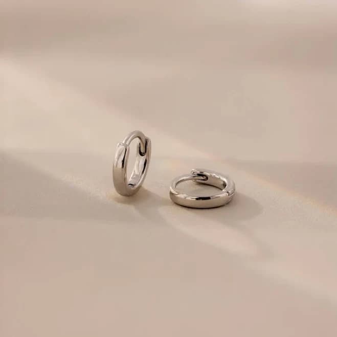 Caitlyn Minimalist Tiny Dainty Huggie Hoop Earrings