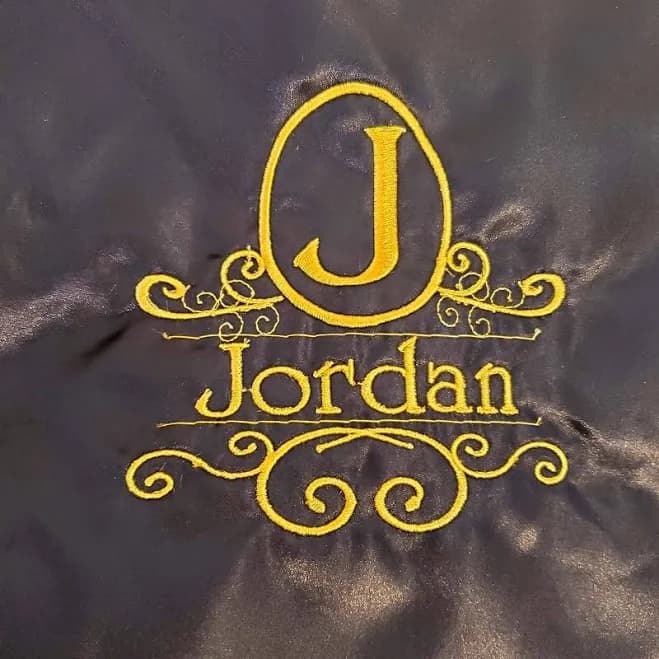 Monogram Satin Hair Bonnet