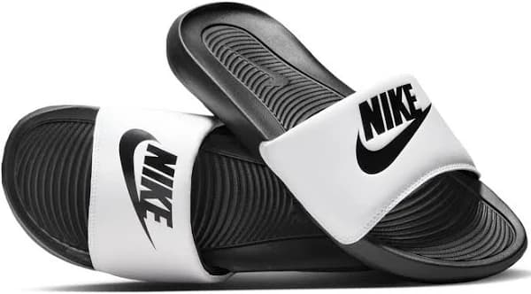 Nike Victori One Men's Black White Cn9675-005 Basic Active Slides