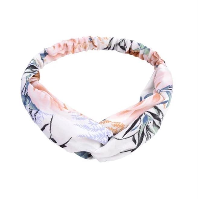 Boots N Bags Heaven Floral Knotted Elastic Turban Headband
