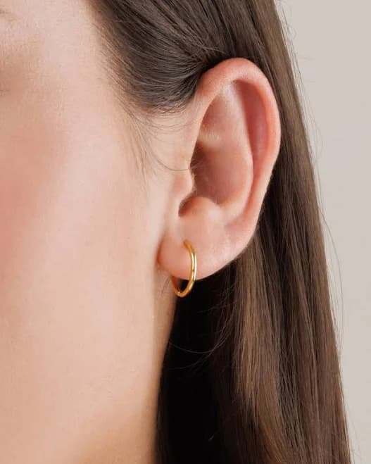 Dainty Gold Hoop Earrings