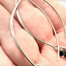 Silpada Womans Earrings Sterling Silver Chandelier Pierced W1311Black Obsidian | eBay