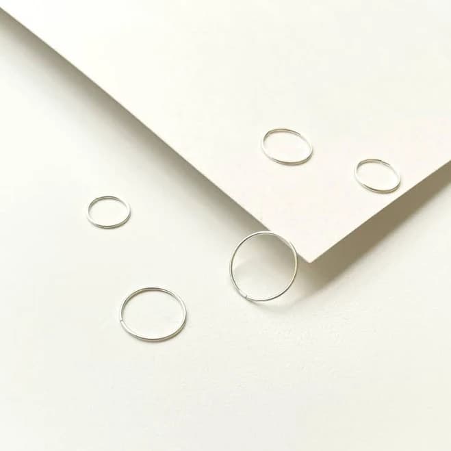 Sterling Silver 20g Endless Hoop Nose Hoop