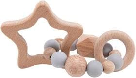 Silicone and Wood Teether