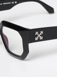 OFF-WHITE: Glasses men - Black | Off-White sunglasses OPTICAL STYLE 14 online at GIGLIO.COM