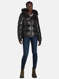 BCBG Paris Women's and Women's Plus Hooded Puffer Jacket, Heavyweight, Sizes S-3X - Walmart.com