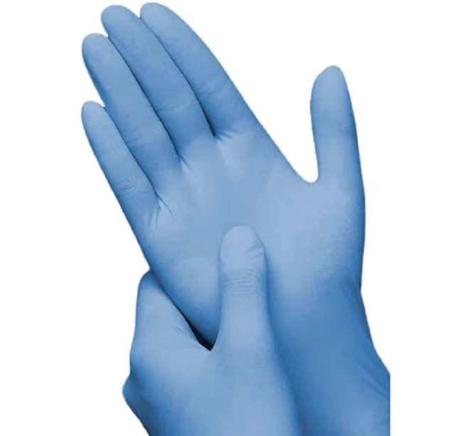 Blue Nitrile Exam Gloves (100/Bx)