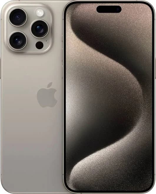 Apple - Refurbished Excellent - iPhone 15 Pro Max A2849 (Fully Unlocked) 256GB - Natural Titanium