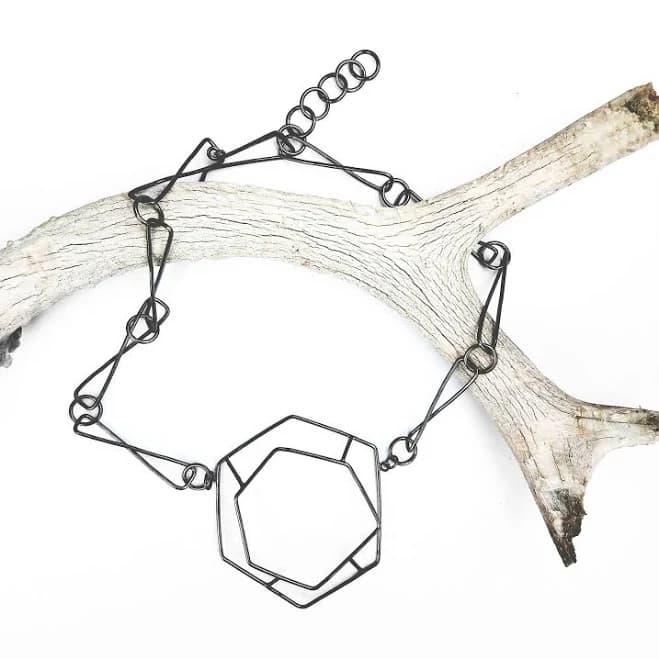 Sterling Silver Dora Statement Necklace