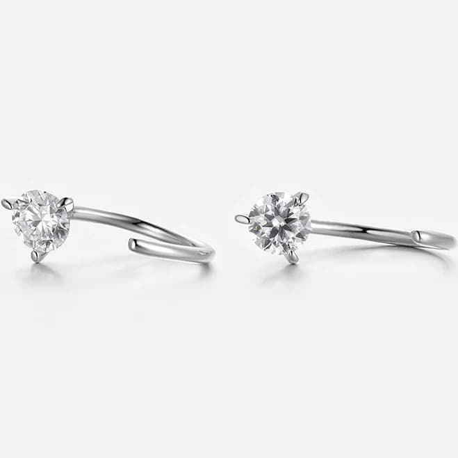 ICEGIANT Moissanite Silver Nose Hoop Ring