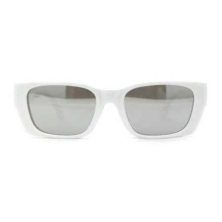 Iconic Retro Square Narrow Rectangle Plastic Sunglasses
