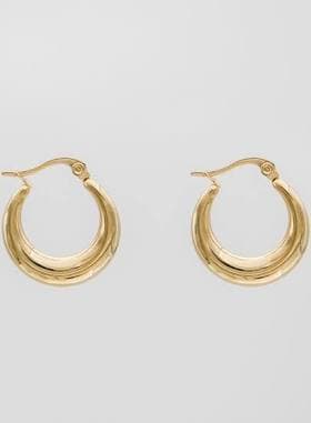 PRYA Gold Lina Hoop Earrings