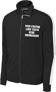 Men Jst94 Custom Design Your Own Texts Logo Embroidery Track Gym Sports Jackets