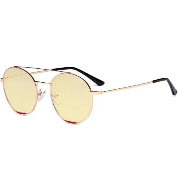 Round Blue Light Eyeglasses