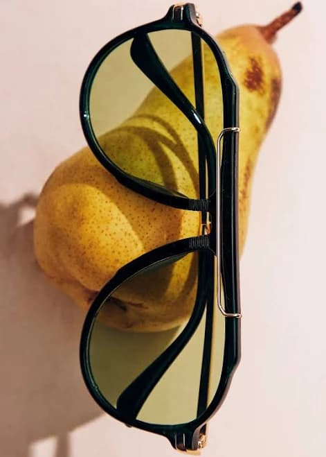 Free People Ventura Oversized Aviator Sunglasses