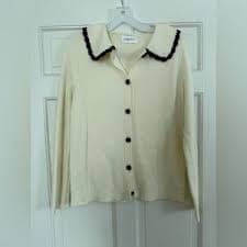 Carly Jean Los Angeles | Sweaters | Carly Jean Los Angeles Brown Knit Cardigan | Poshmark