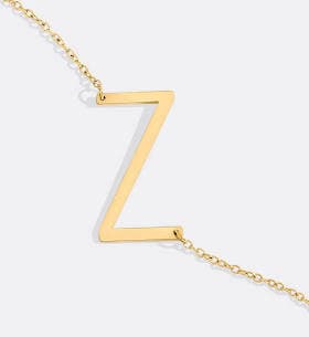 Mint & Lily Statement Initial Necklace