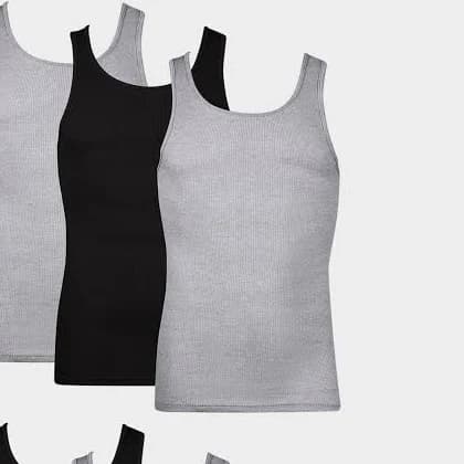 Hanes Men's 6-Pack Tagless Cotton Tank Tops