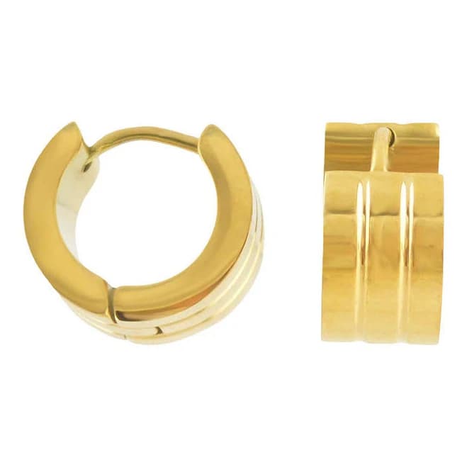 Spencer's 18 Gauge Striped Huggie Hoops