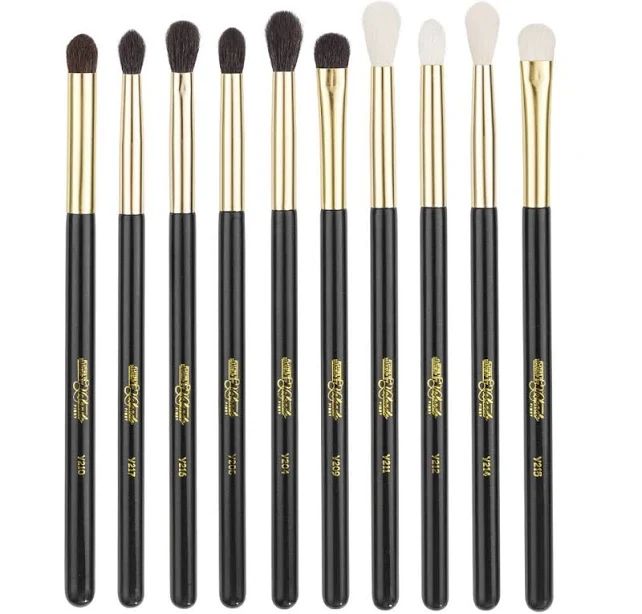 Y 10-pc Gold Blending Brush Set