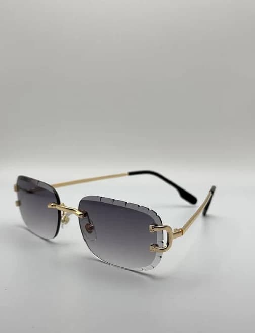 Rimless Square Sunglasses