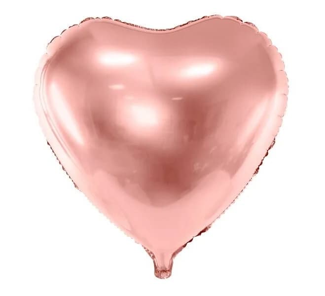 Online Party Supplies 18-inch Heart Shaped Foil Party Balloon