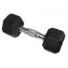 Dumbbell, 15 Lb, Rubber