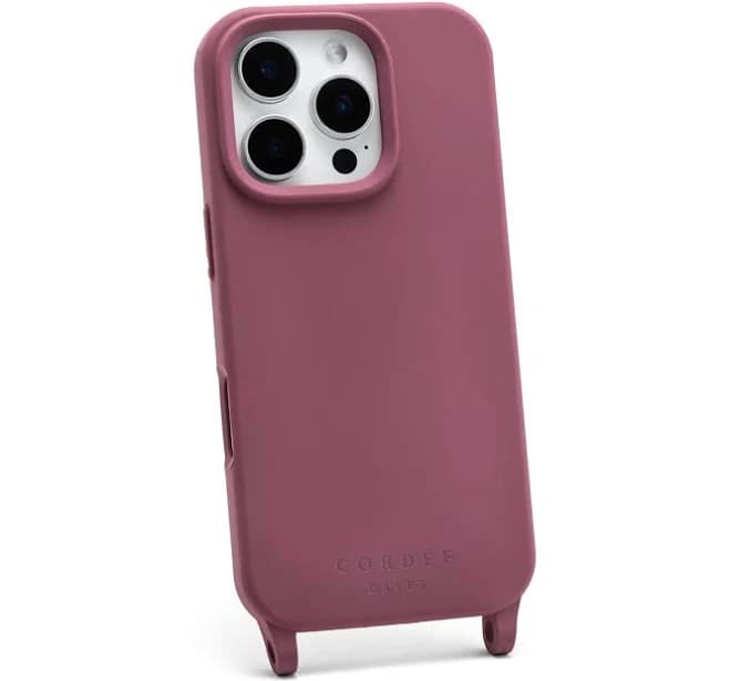 Silicone iPhone Phone Case Burgundy iPhone 17 Pro - Pre-Order | Ships End of October / MagSafe by Cordée Cases