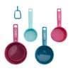 Farberware Kitchen Basics Measuring Cup & Spoon Set, 9-Piece Colorful Nesting Design with Easy-to-Read Markings - Dishwasher Safe Plastic : Target