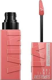 Maybelline Super Stay Vinyl Ink Longwear No-Budge Liquid Lipcolor Makeup, Highly Pigmented Color and Instant Shine, Charmed, Pink Lipstick, 0.14 fl oz, 1 Count : Beauty & Personal Care - Amazon.com