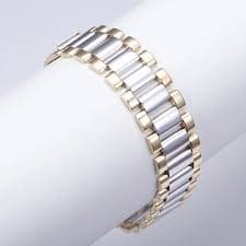 Messi Gems Fashion Custom Jewelry - 18k Gold Men Bracelet