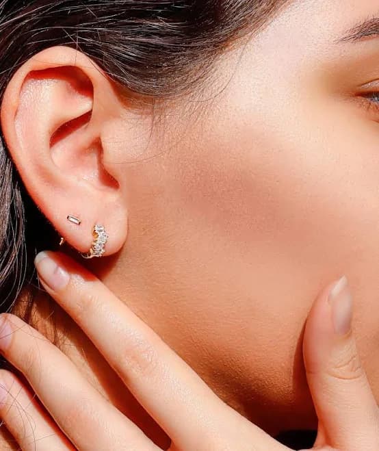 Huggie Hoop Earrings