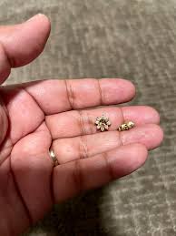 Genuine diamond and emerald earrings