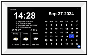 Jazeyeah 2026 New Year's Calendar,15.6 Inch WiFi Smart Touchscreen Desk Office Calendar with Memo Reminder Settings, Digital Alarm Clock for Seniors (NO APP) : Amazon.ae: Office Products