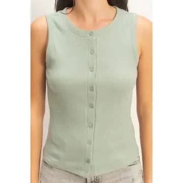 Chandeliers Boutique Fitted Ribbed Tank Top