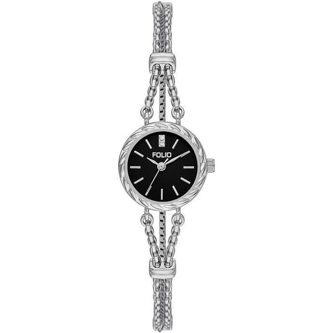 Folio Women's Rope Textured Round Watch