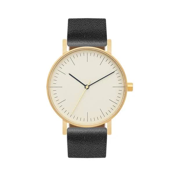 B001 Watch with Leather Strap
