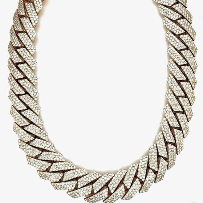 Handmade Diamond Cuban Link