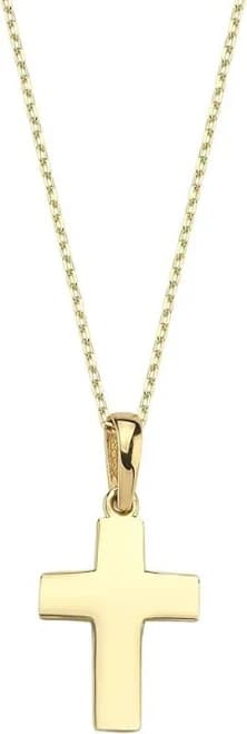 Bloomingdale's 14K Yellow Gold Cross Necklace