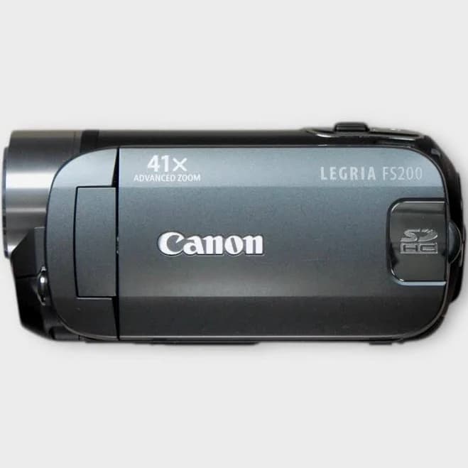 Canon Legria FS200 Camcorder | Y2K Retro Digital Video Camera