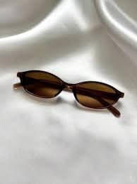 1 Pair Classic Retro Baddie Style Elegant Oval Plastic Small Frame Fashion Fashion Glasses, Women, Suitable For Tropical Beach Vacation, Street Photography, Music Festivals, Fits All Face Shapes, Summer Back To School